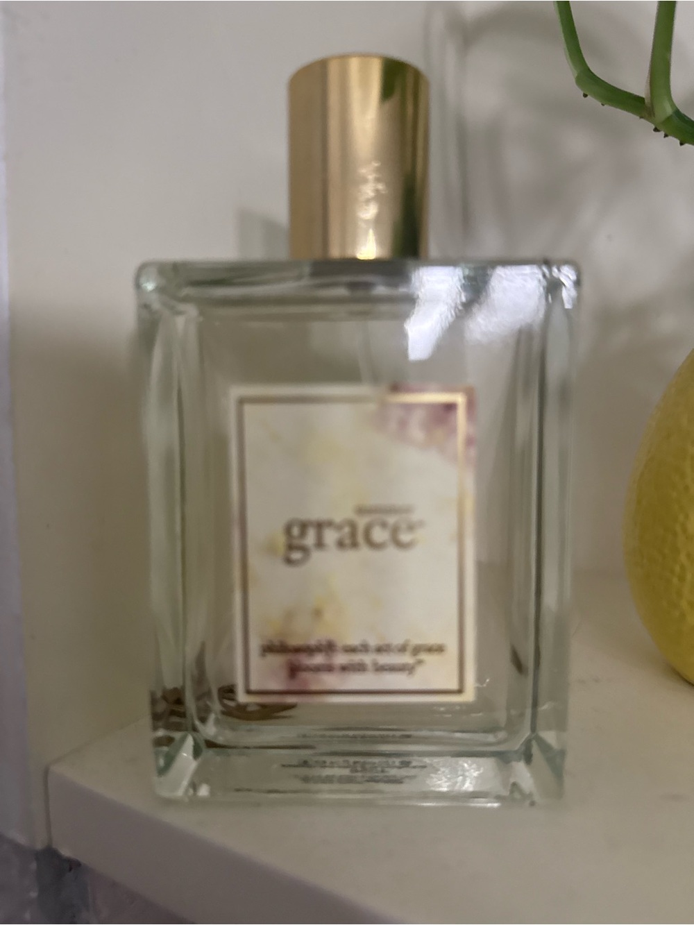 Philosophy Grace Clear Bottle with Gold Cap